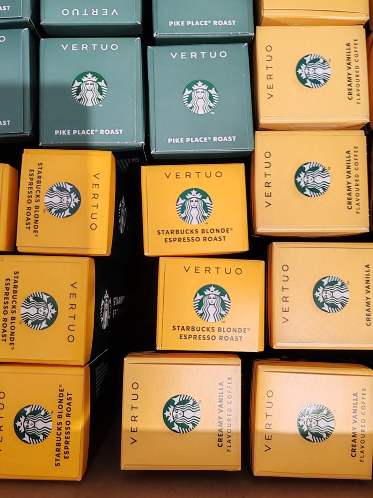Lot De 100 capsules strabucks pour Nespresso vertuo, Enlèvement ou Envoi