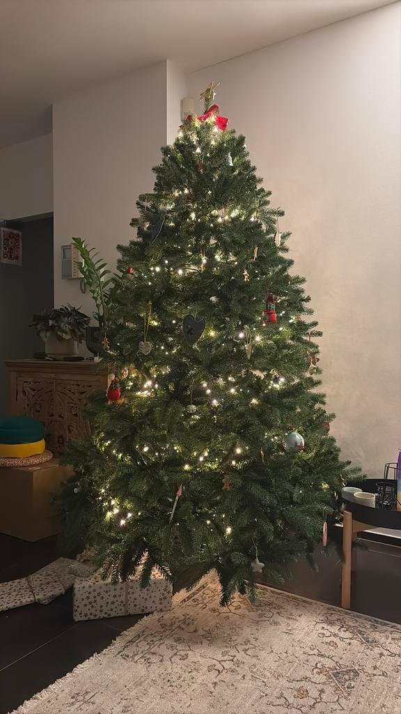 Kerstboom goede kwaliteit (National Tree Company) 7 ft, Diversen, Kerst, Ophalen, Gebruikt