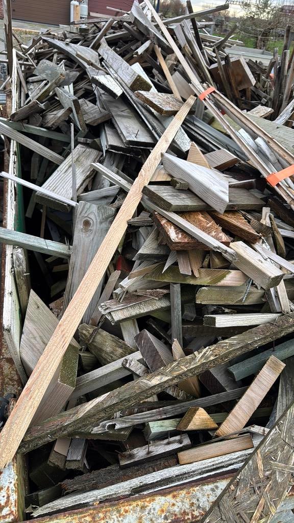 Bois de demolition a donner, 3 à 6 m³, Enlèvement ou Envoi, Autres essences de bois, Branches