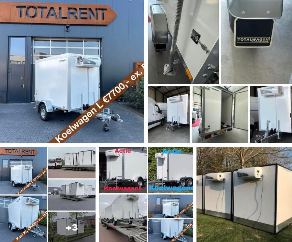 Nieuwe koelwagen vries werfkeet koelcel, Ophalen, Zo goed als nieuw