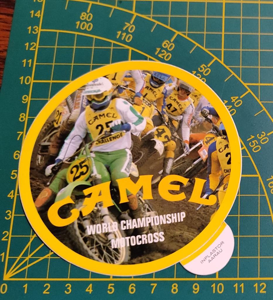 Sticker Camel World Championship Motocross, Verzamelen, Ophalen of Verzenden