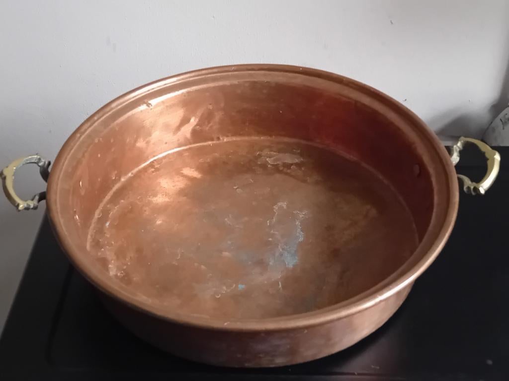 Grande Bassine  à confiture en cuivre, Enlèvement ou Envoi, Cuivre