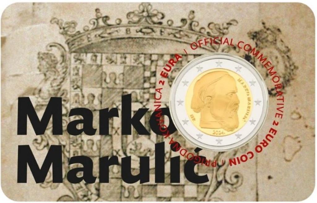 2 euros Croatie 2024 Marulic en coincard, Enlèvement ou Envoi, 2 euros
