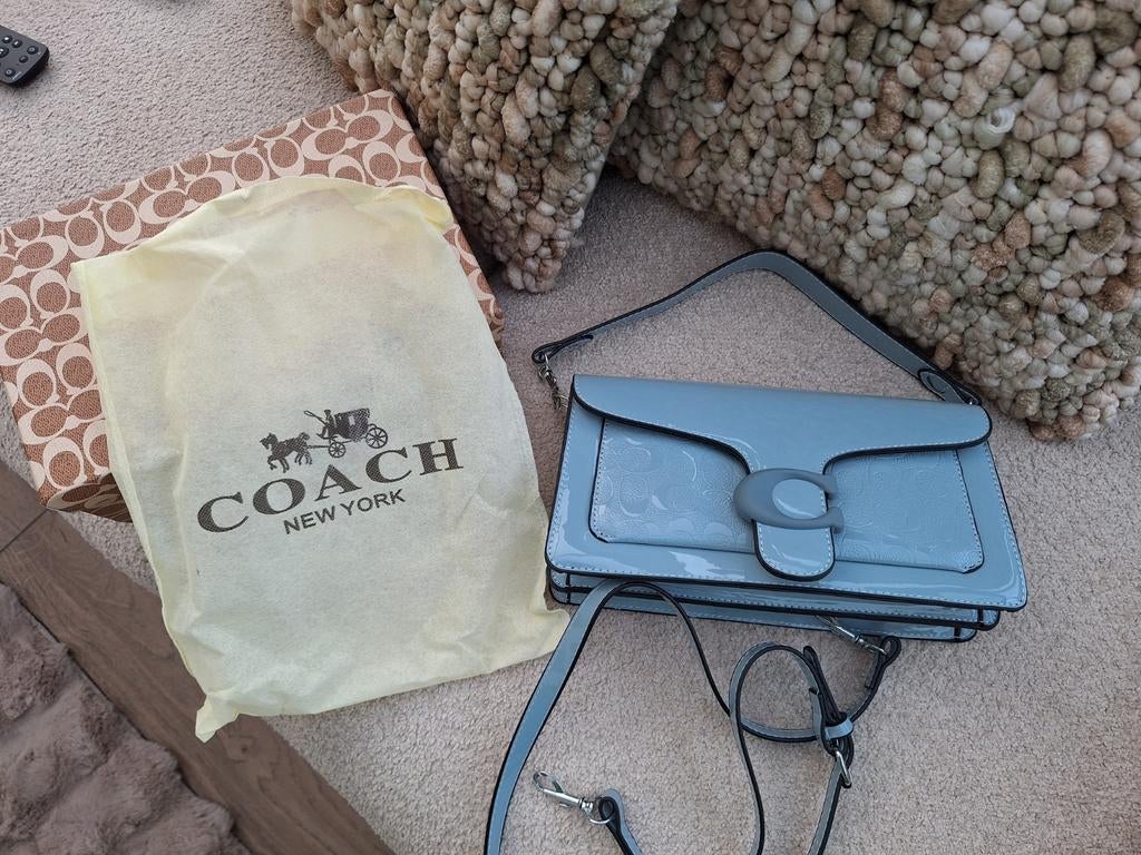 Handtas Coach, Ophalen of Verzenden, Nieuw, Blauw, Handtas
