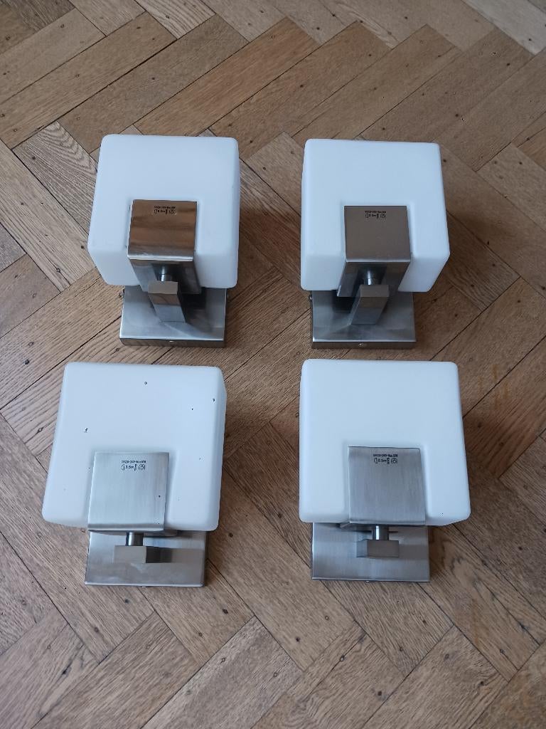 4 appliques Linea Verdace, Ophalen, Gebruikt, Glas, Vintage