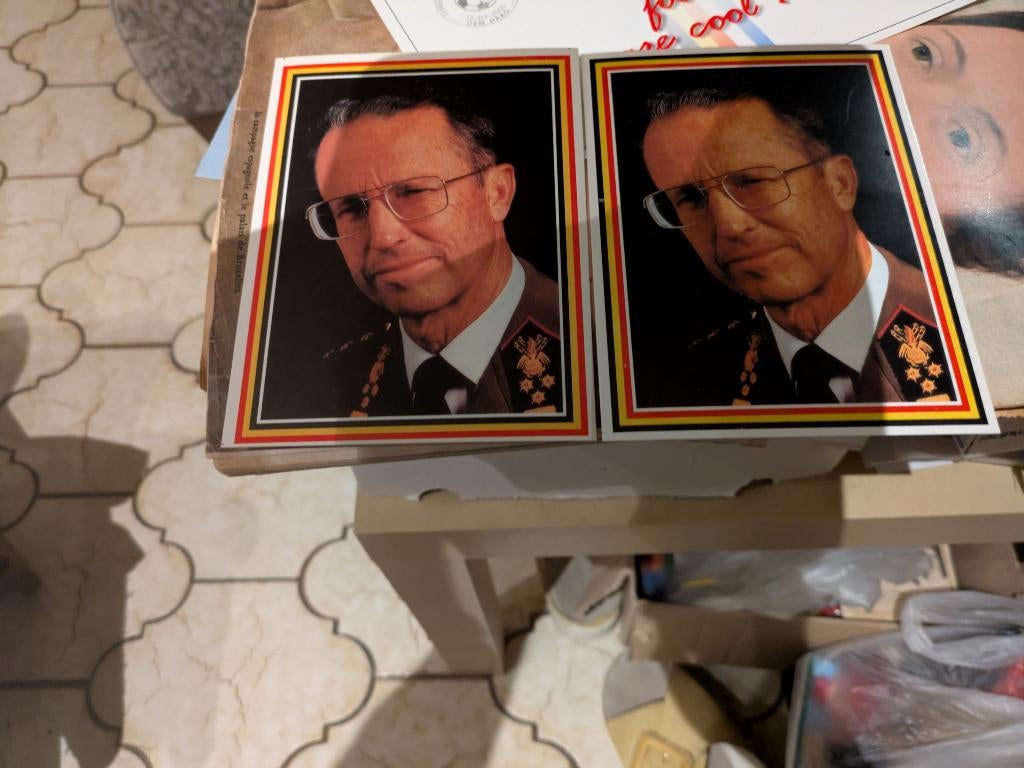 Aandenken aan ZM Koning Boudewijn, Ophalen of Verzenden, Zo goed als nieuw, Kaart, Foto of Prent