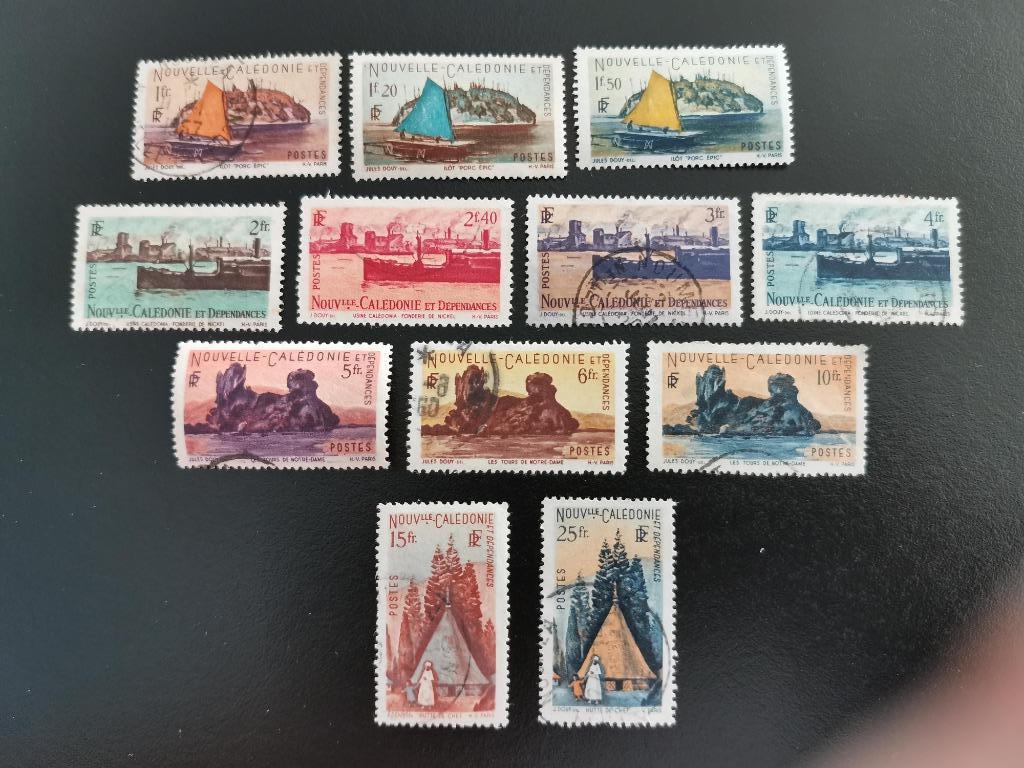 Nieuw Caledonie 1948 - locale zichten, Postzegels en Munten, Ophalen of Verzenden, Gestempeld