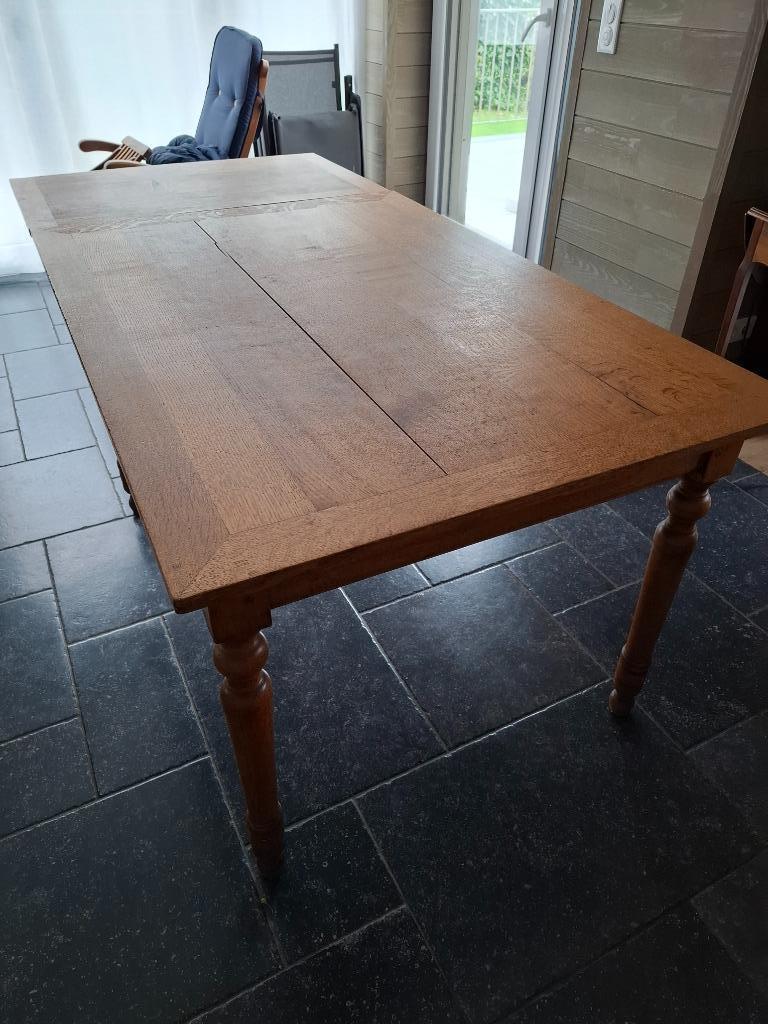 table en chêne, Enlèvement, Utilisé, Chêne