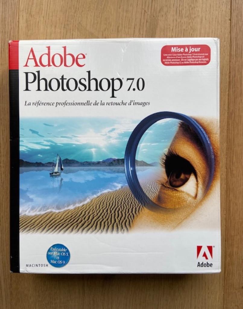 Logiciel pour Mac  Photoshop 7.0, Computers en Software, Ontwerp- en Bewerkingssoftware, Ophalen of Verzenden, Gebruikt, MacOS