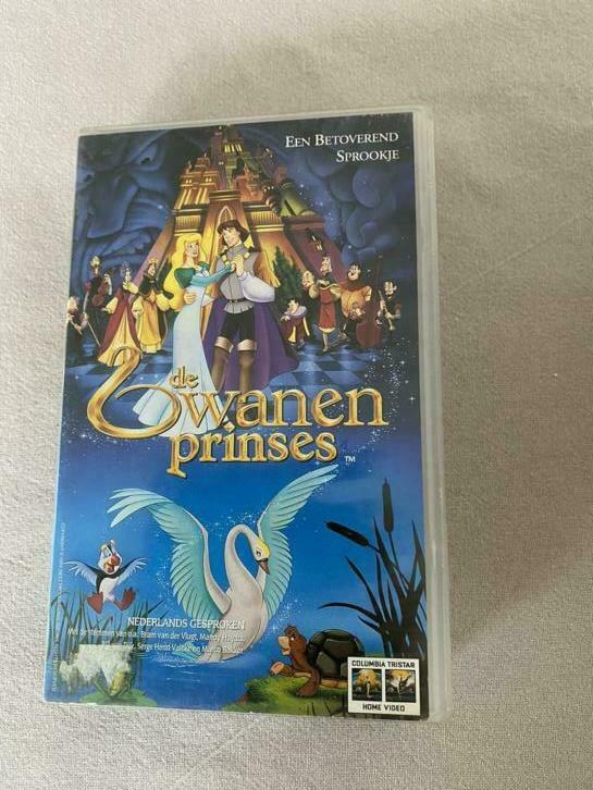 VHS video k7 - tekenfilms:Zwanenprinses,Anastasia, Balto.., Cd's en Dvd's, Alle leeftijden, Ophalen of Verzenden, Tekenfilms en Animatie