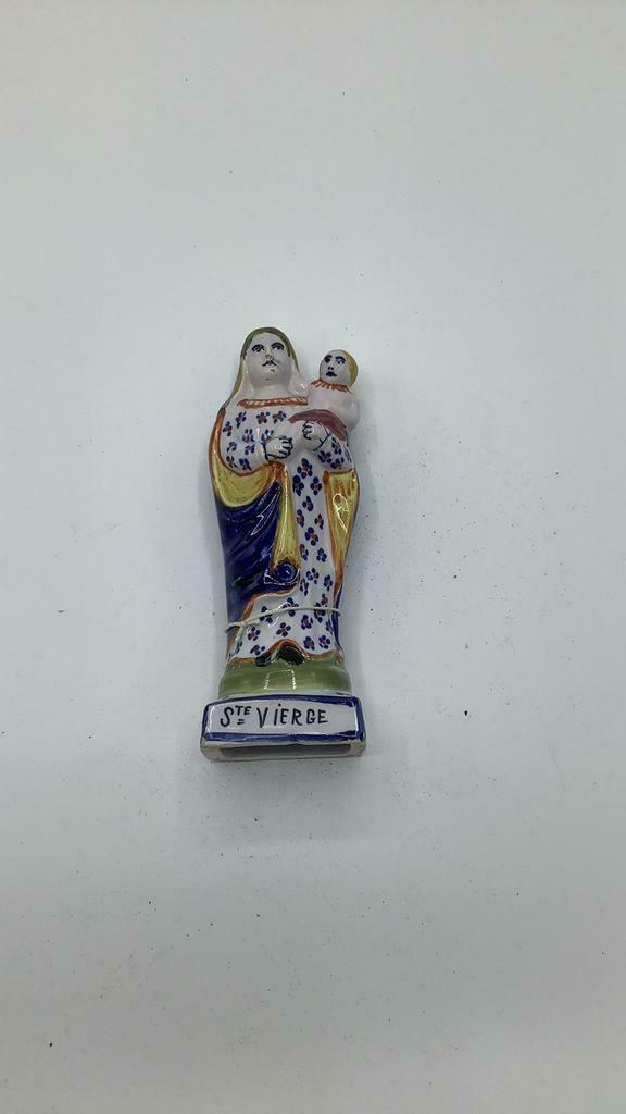 Quimper faience figuur 19 de eeuw 14 cm Henriëtta figuur, Antiquités & Art, Antiquités | Céramique & Poterie, Enlèvement