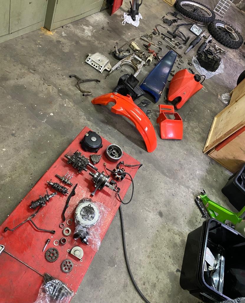 pieces Honda XR250r 1984 1985, Enlèvement, Utilisé