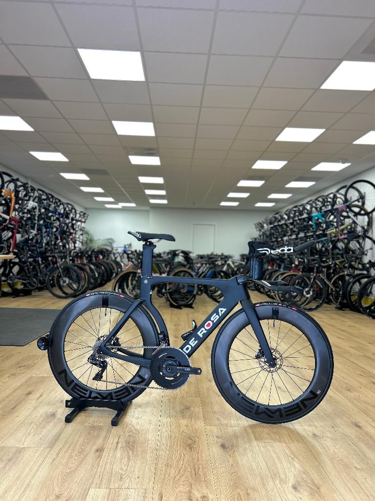 De Rosa TT03 Disk Di2 Dura-Ace Carbon Racefiets, Ophalen of Verzenden, Zo goed als nieuw