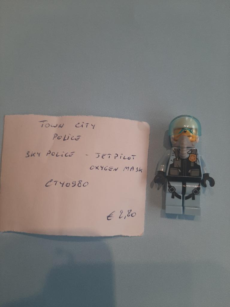 LEGO Town City Police Minifigure CTY0980, Enlèvement ou Envoi, Comme neuf, Ensemble complet, Lego