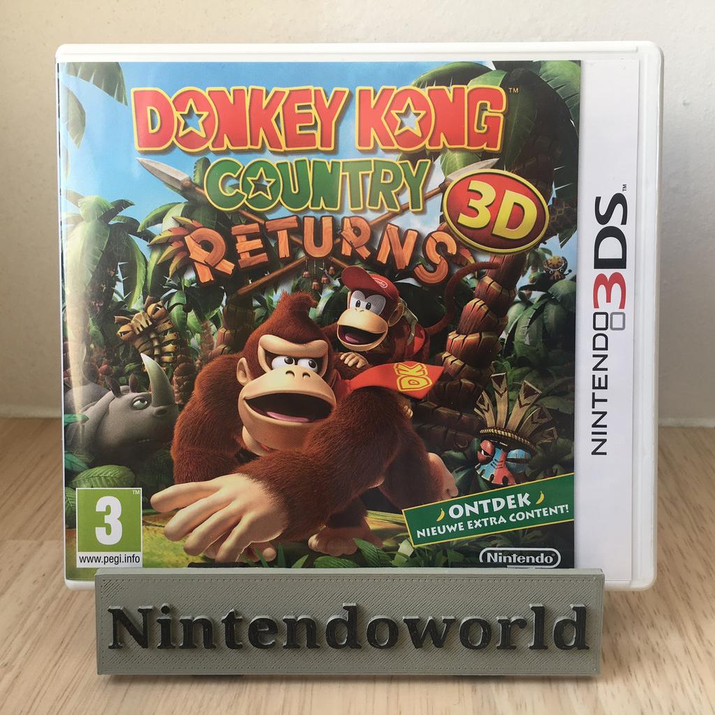 Donkey Kong Country Returns 3D (3DS), Ophalen, Zo goed als nieuw