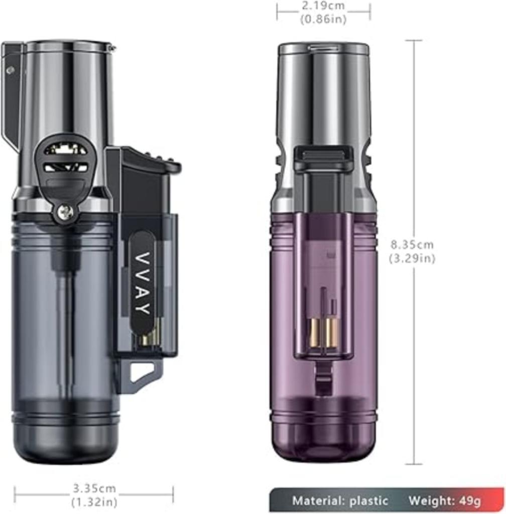 Briquet rechargeable VVAY Tempete LIVRAISON GRATUITE, Envoi, Neuf, Briquet