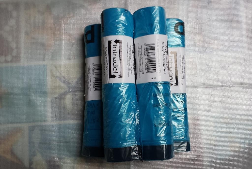 Sacs Poubelles PMC 60L, 40 liter of meer, Ophalen, Nieuw