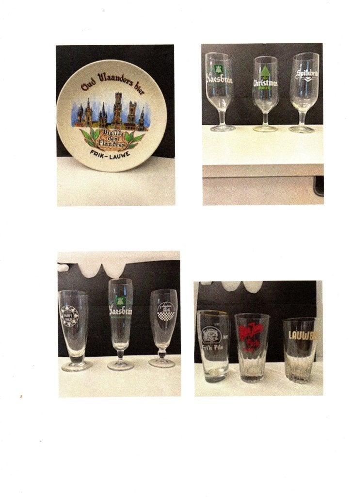 BRASSERIE FRIK BLUE, Enlèvement ou Envoi, Comme neuf, Verre ou Verres