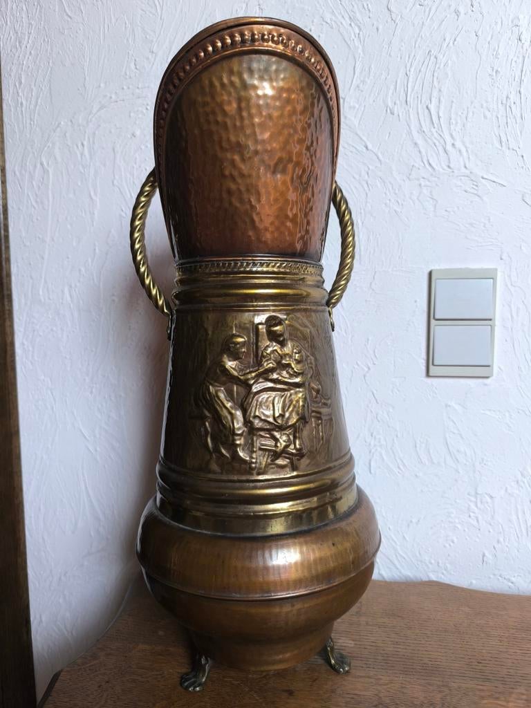 Koperen kolenkit, Antiek en Kunst, Antiek | Brons en Koper, Ophalen of Verzenden, Koper