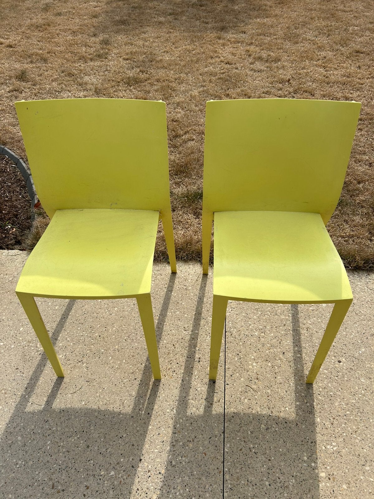 Set stoelen kunststof, Ophalen, Gebruikt, Plastic, Stapelbaar