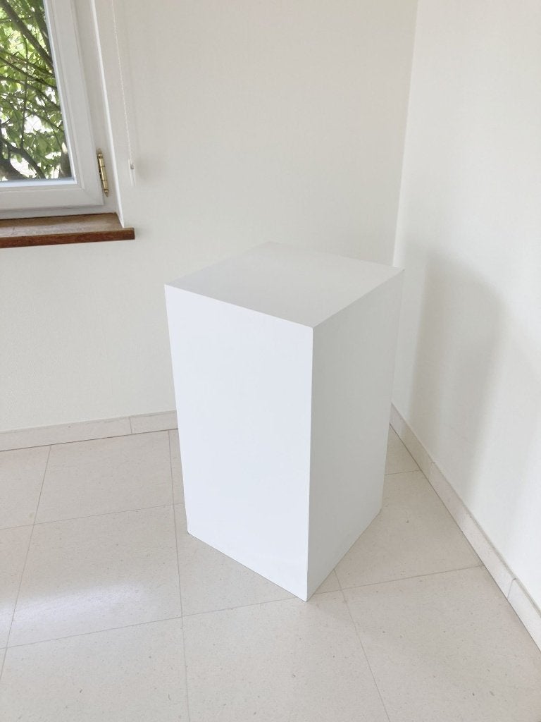 zuil sokkel kubus wit 75cmH, Huis en Inrichting, Woonaccessoires | Zuilen en Pilaren, Ophalen