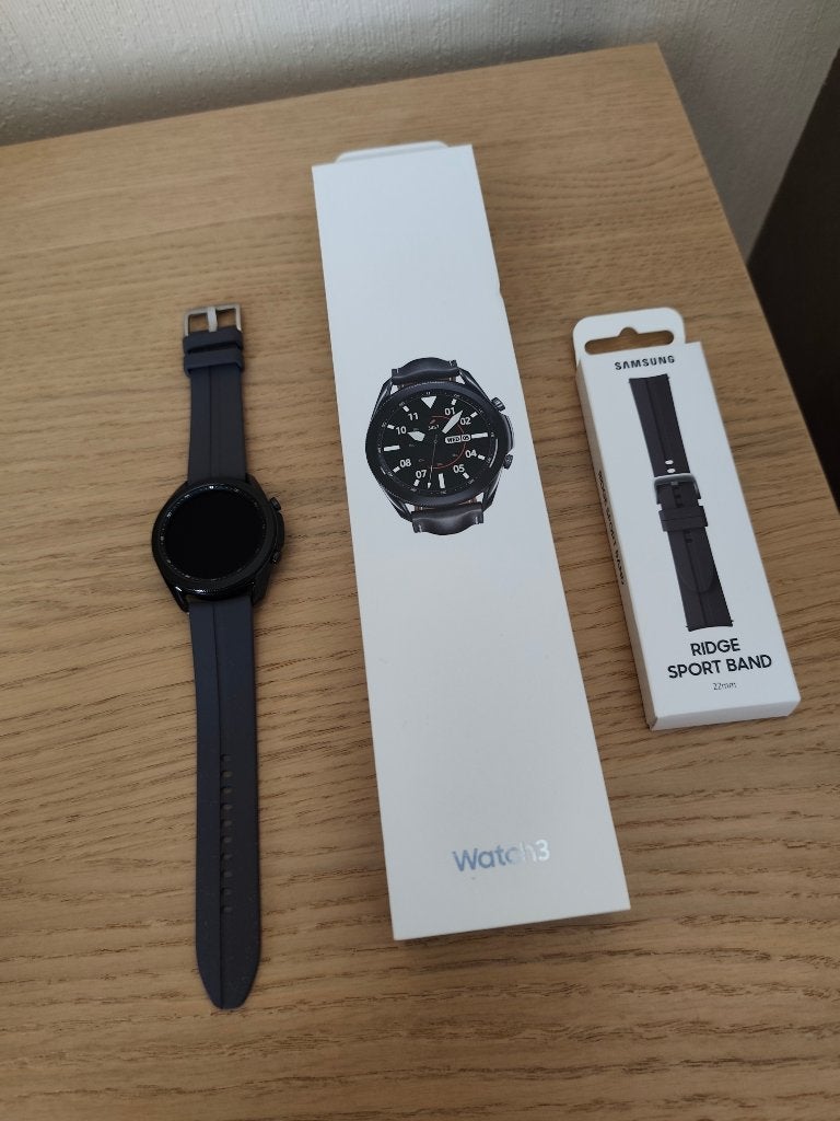 Samsung Galaxy watch 3  (45mm), Étanche, Gris, IOS, Comme neuf