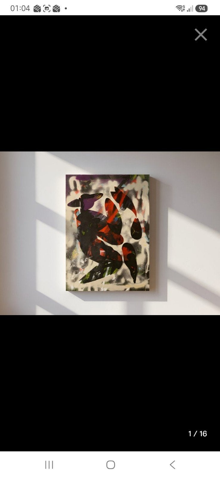 Häkki - Numinoso XL - 100x70 cm - handgesigneerd met COA, Antiek en Kunst, Kunst | Schilderijen | Abstract, Ophalen of Verzenden
