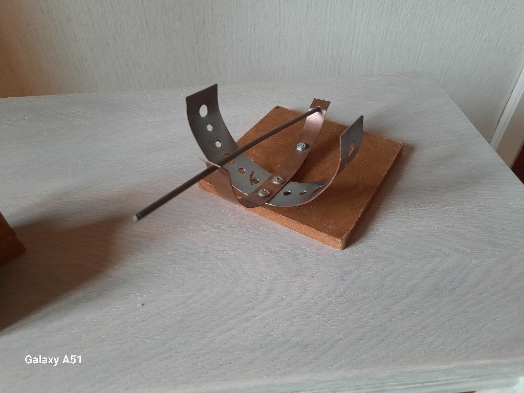 handgemaakte houten zonnewijzer, Ophalen of Verzenden