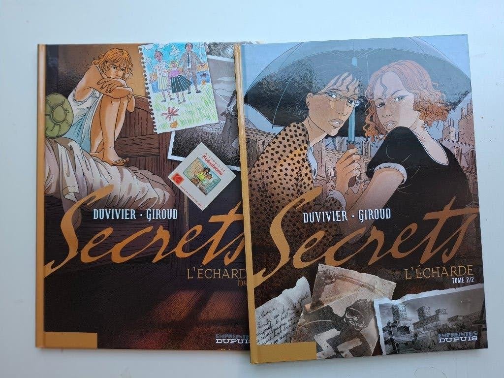 SECRETS "L'ECHARDE" TOMES 1 ET 2 SERIE COMPLETE TBE TOUS EO, Boeken, Stripverhalen, Zo goed als nieuw, Complete serie of reeks