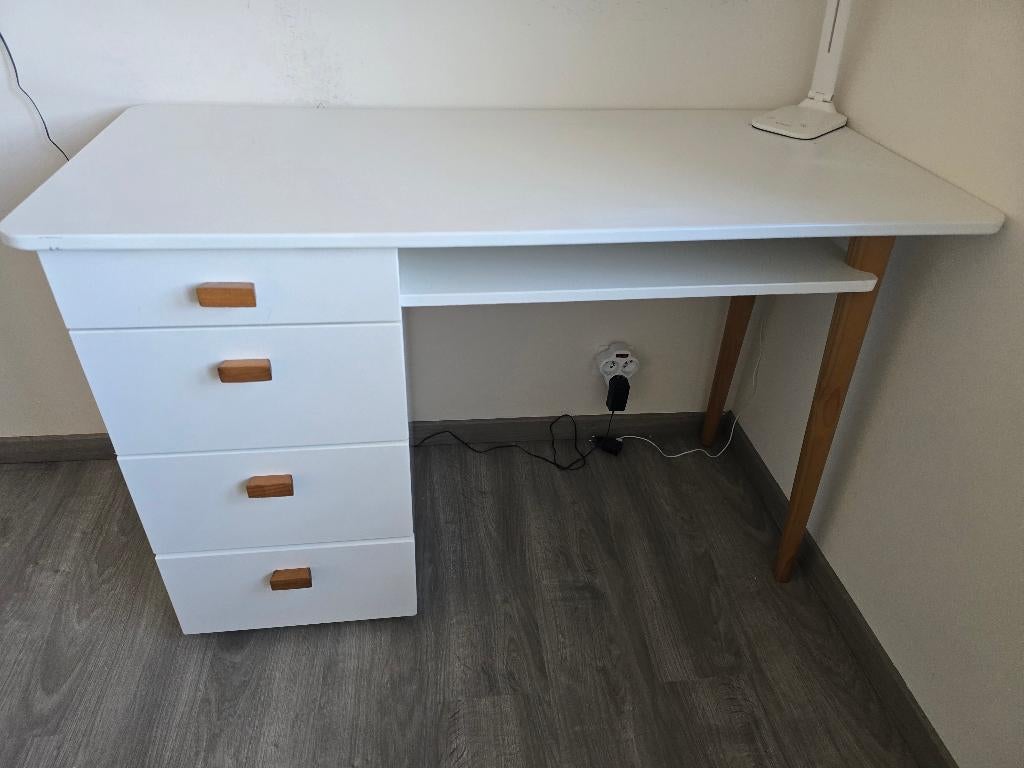Bureau, Ophalen, Gebruikt, Hout, Schoolbureau