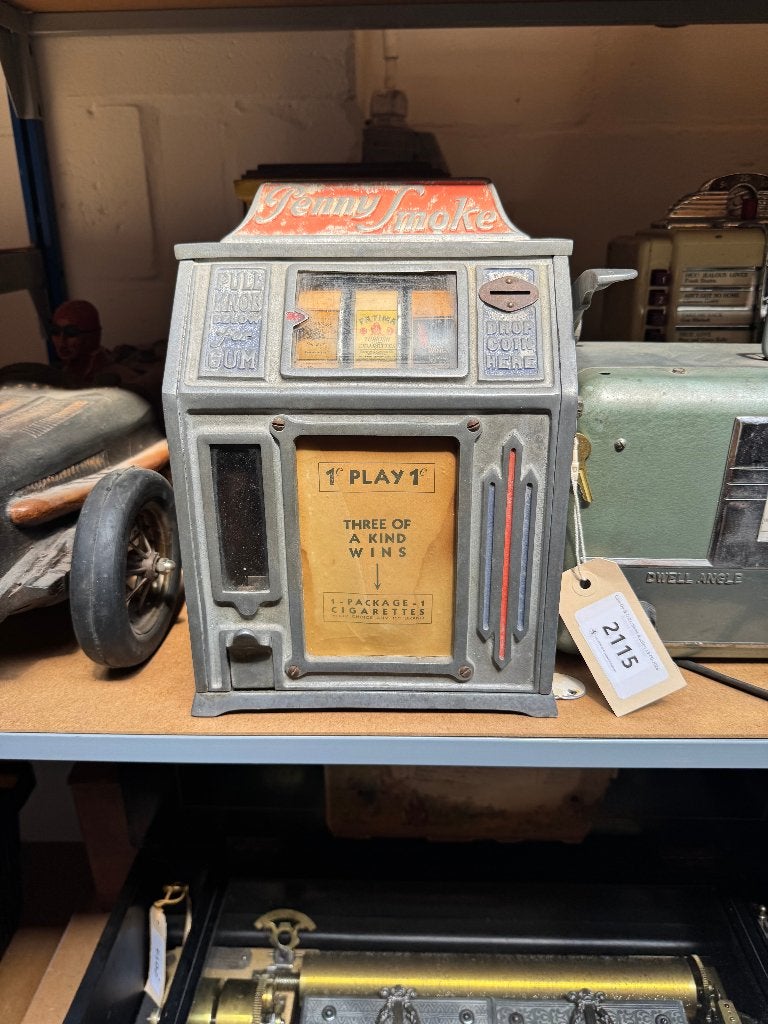 Groetchen Dandy Penny Smoke-verkoopautomaat trade stimulator, Ophalen
