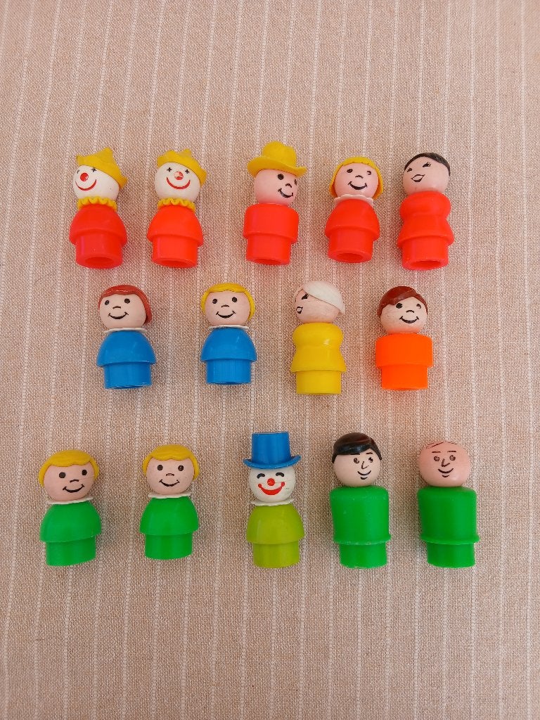 14 poupées Fisher Price vintage, Enlèvement, Utilisé