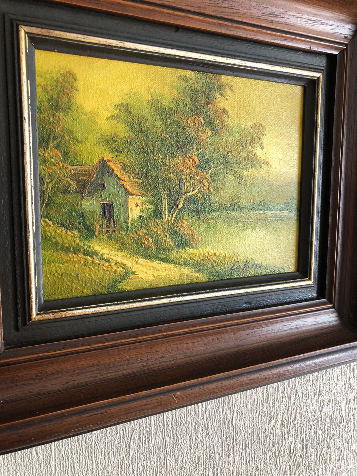 Klein oud schilderij, Antiek en Kunst, Kunst | Schilderijen | Klassiek, Ophalen of Verzenden