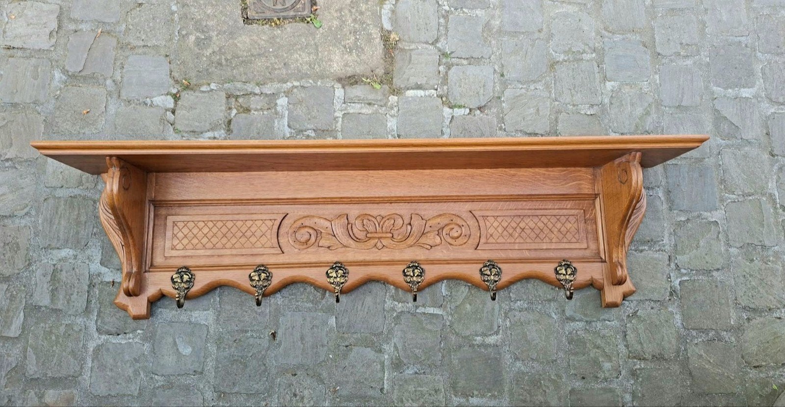 étagère en chêne portemanteau, Enlèvement ou Envoi