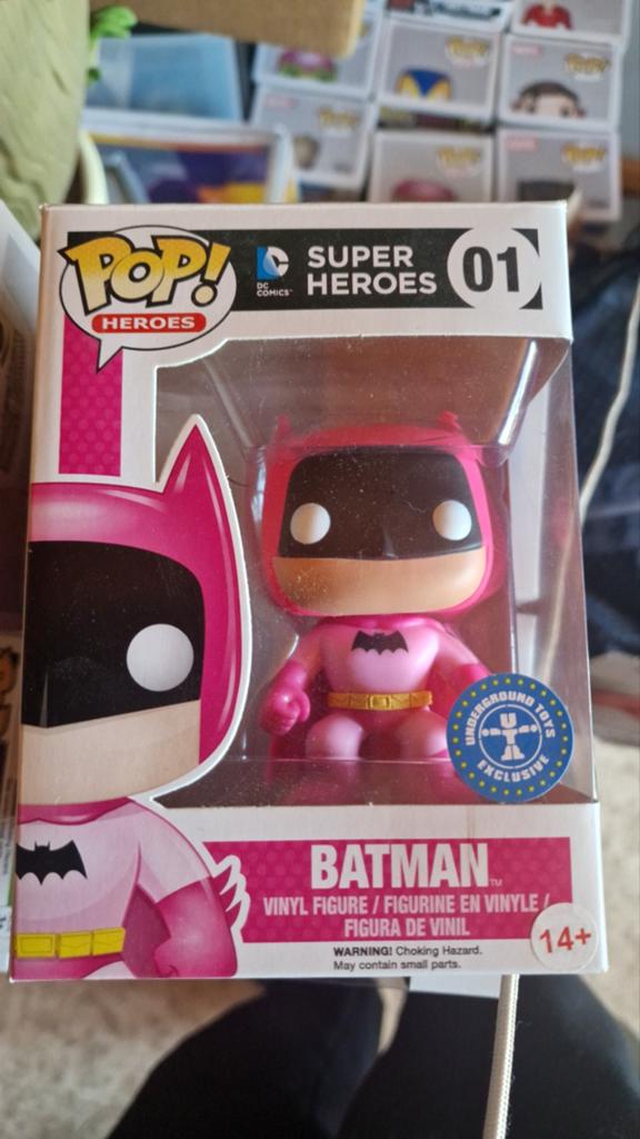 Funko Pop Super Heroes 01 Batman Rose, Collections, Enlèvement ou Envoi