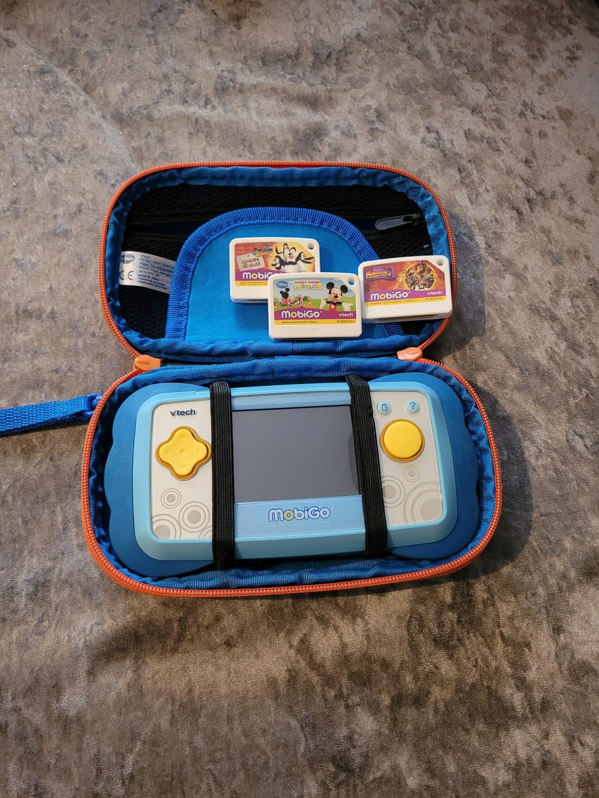 Console VTEC Mobigo et jeu cartoon (3-8, Réglable, Autres types, Autres marques, Comme neuf