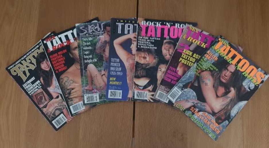 Tattoo magazines - Rocking / Ink tijdschriften magazines, Livres, Enlèvement ou Envoi