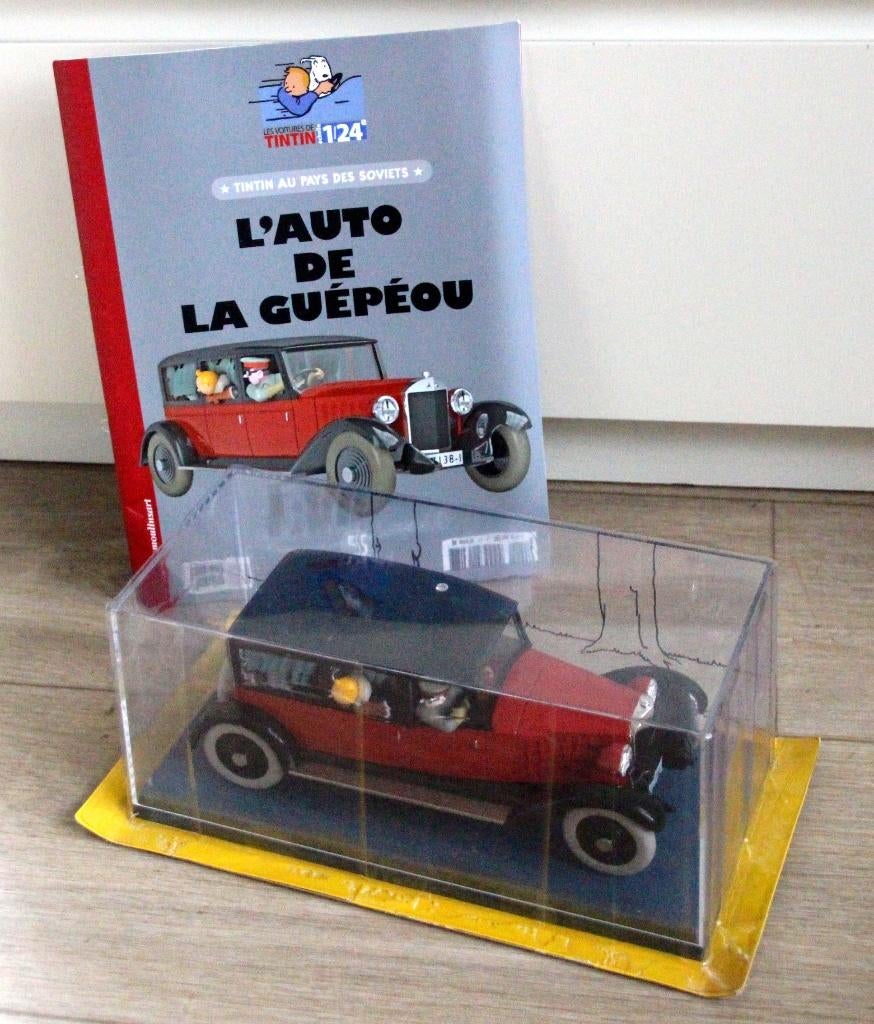 Kuifje Soviets  auto 1/24 Tintin n 55 La Guépeou Hergé, Envoi, Tintin, Comme neuf