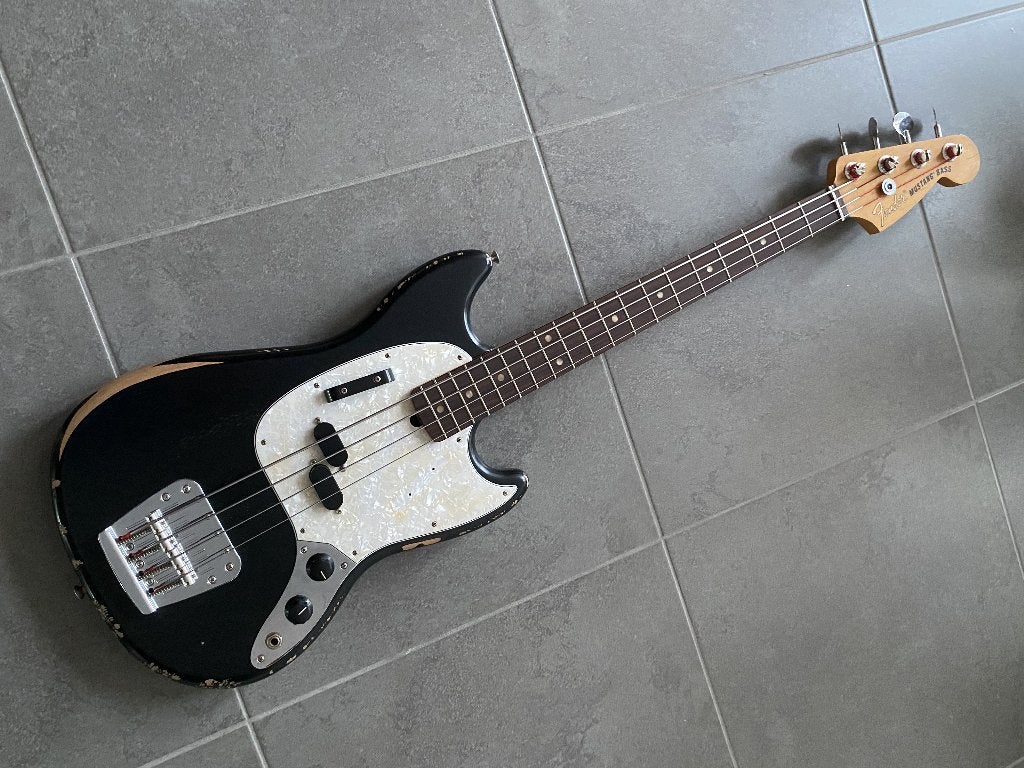 Fender Justin Meldal-Johnson Mustang - JMJ basgitaar, Ophalen, Zo goed als nieuw, Elektrisch