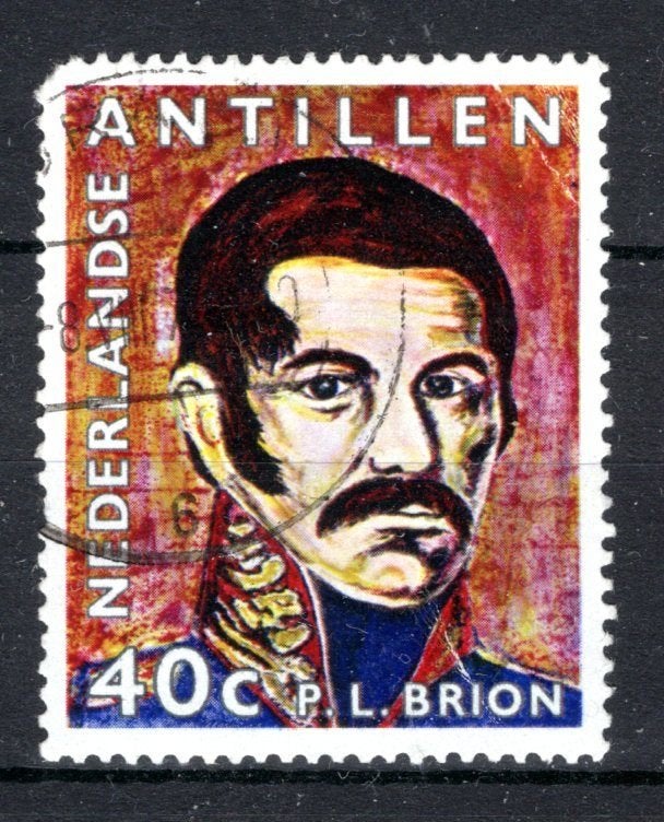 NL. ANTILLEN 441 gestempeld 1971  - Pedro Luis Brion, Verzenden, Gestempeld