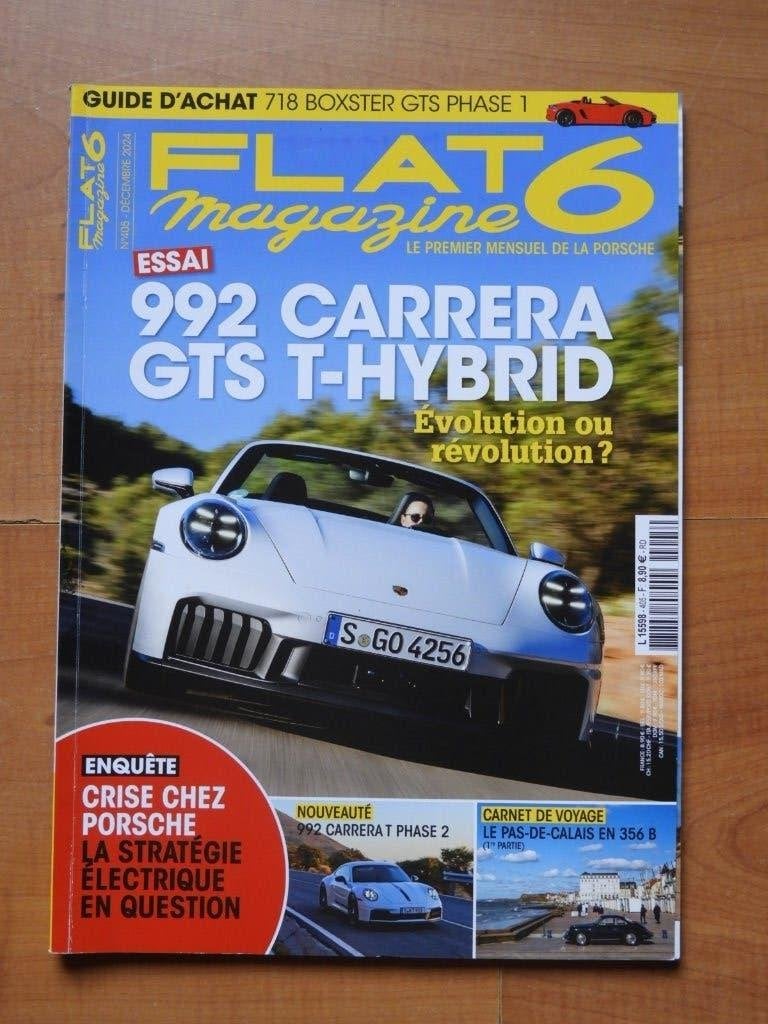 Flat6 Magazine - Mensuel de la Porsche num. 405 - DEC 2024, Enlèvement ou Envoi, Comme neuf, Porsche