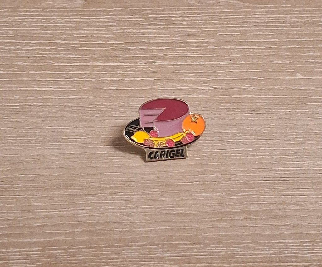 PIN - CARIGEL - VOEDING - ALIMENTATION, Envoi, Utilisé, Marque, Insigne ou Pin's