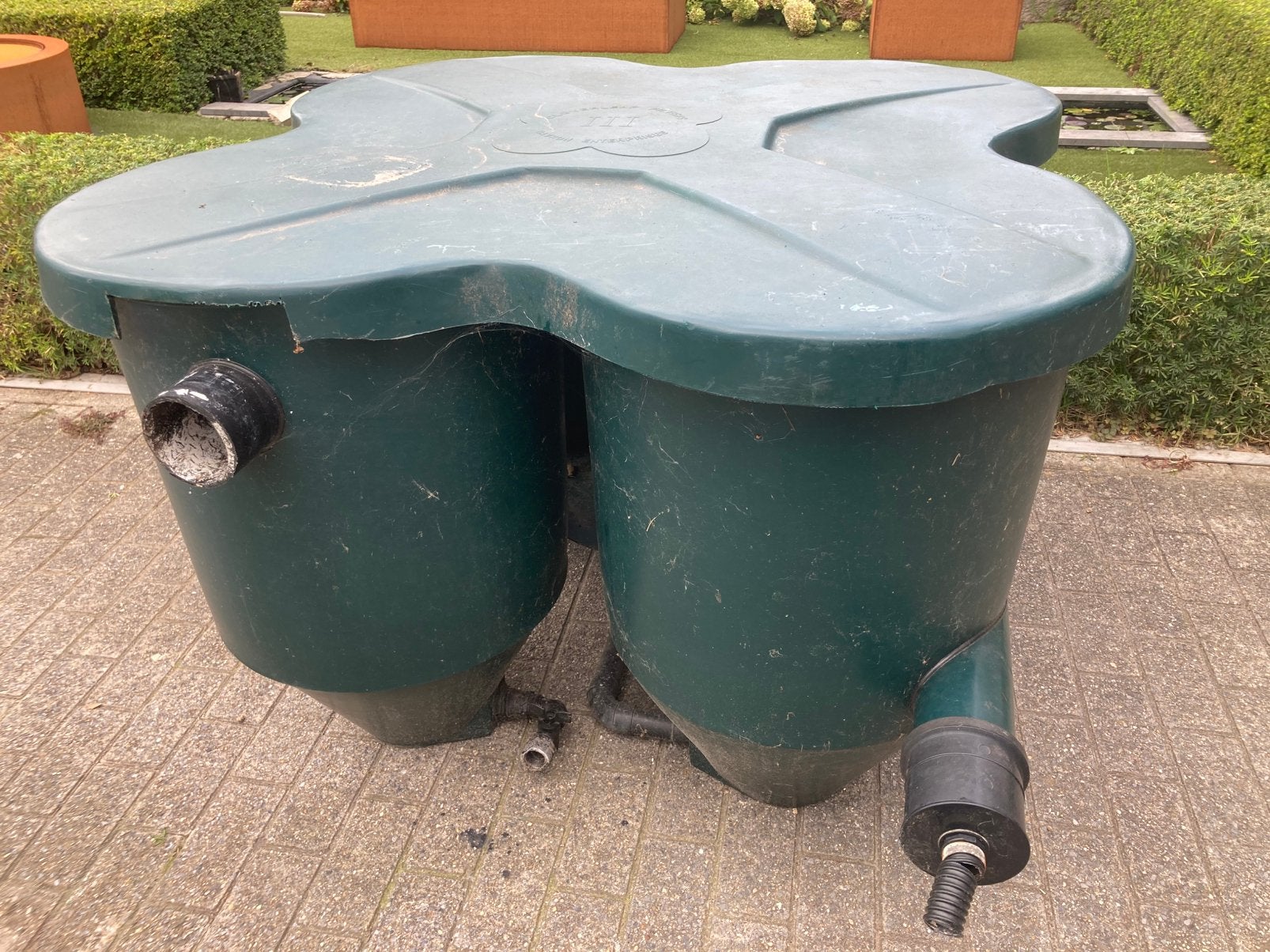 Klaverblad filter, Tuin en Terras, Ophalen, Gebruikt, Vijverfilter