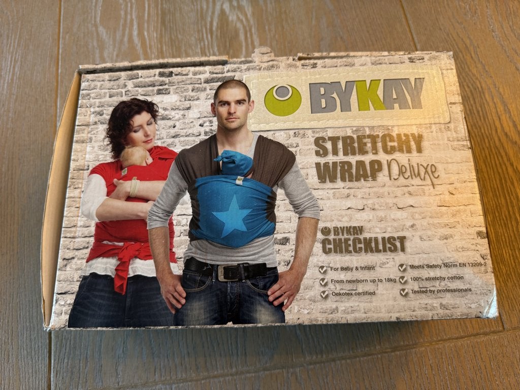 Stretchy wrap deluxe (BYKAY), Kinderen en Baby's, Ophalen, Gebruikt, Geboortebord