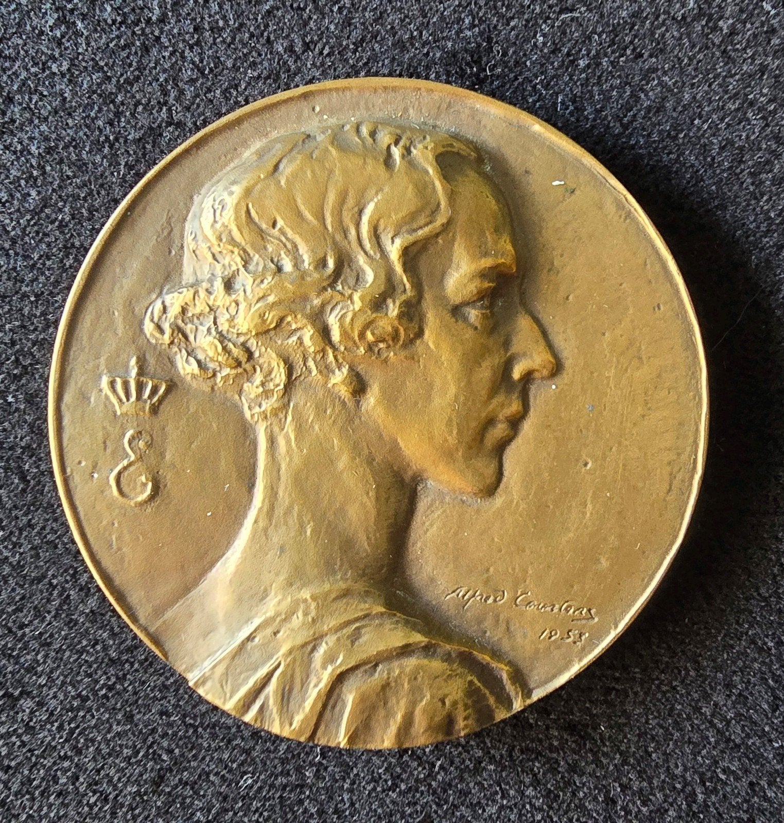 Médaille Courtens Élisabeth Fonson croix rouge de Belgique, Enlèvement ou Envoi