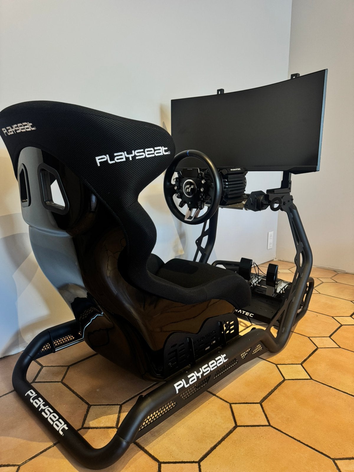 Setup complet simracing PC & PS, Consoles de jeu & Jeux vidéo, Consoles de jeu | Sony Consoles | Accessoires, Enlèvement, Comme neuf