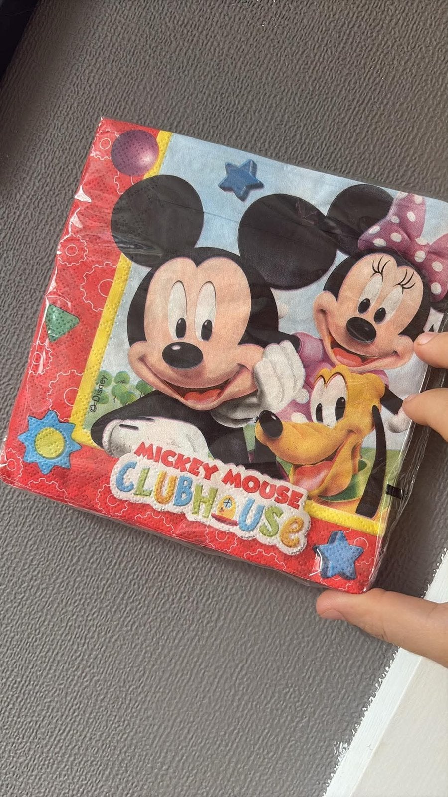 Mickey mouse servetten, Hobby en Vrije tijd, Gezelschapsspellen | Overige, Ophalen, Nieuw