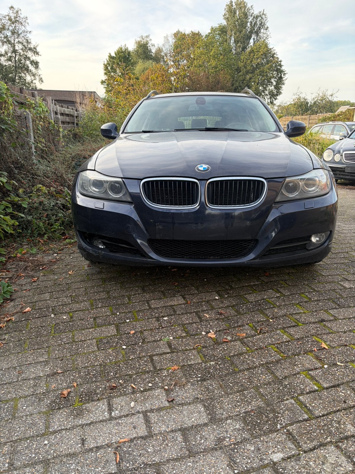 BMW e91 318i, Auto's, 1995 cc, Zwart, 4 cilinders, Blauw