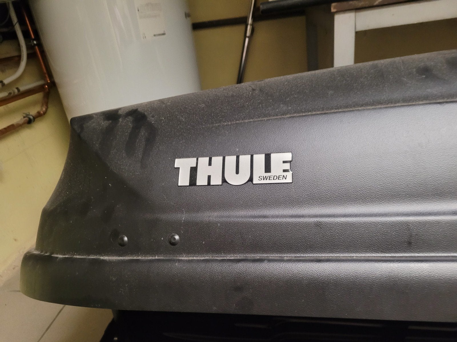 Dakkoffer Thule Pacific &  dakdragers, Ophalen