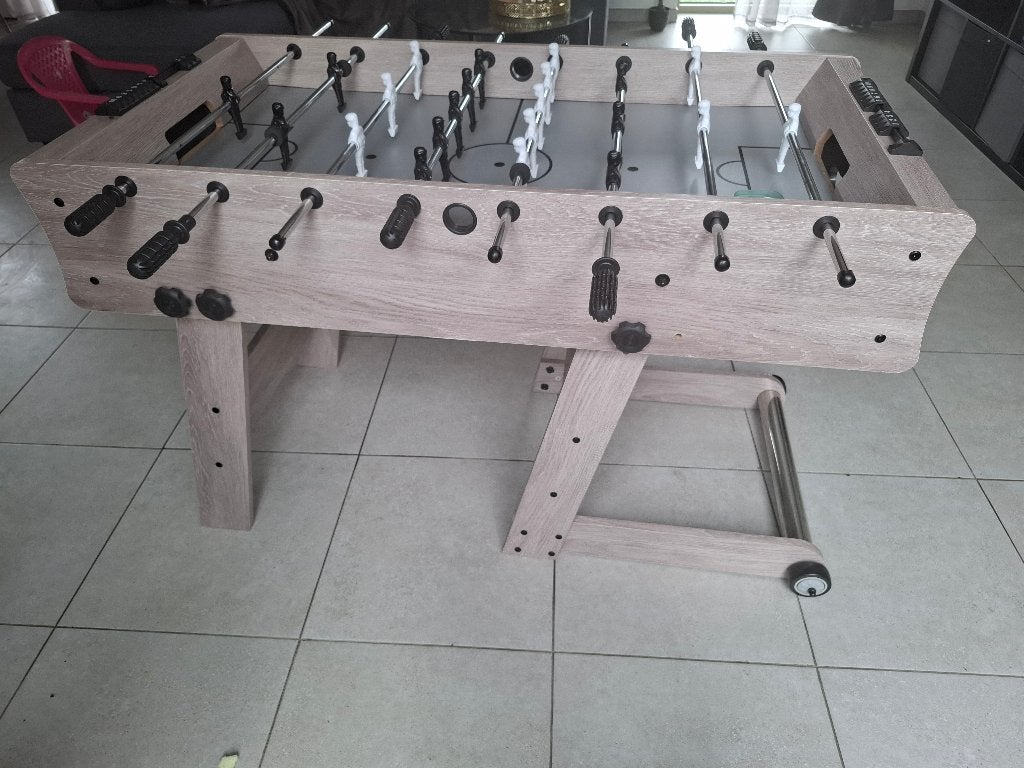 Table de football, Enlèvement, Neuf